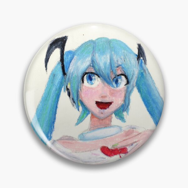 Item preview, Hatsune Miku Glory 3usi9 Oil Pastel designed and sold by hyprdontia's prints.