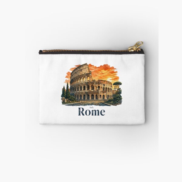 Item preview, Rome Colosseum Vintage Ink Travel Illustration designed and sold by Inkworksbyshery.