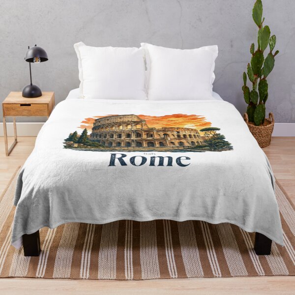 Item preview, Rome Colosseum Vintage Ink Travel Illustration designed and sold by Inkworksbyshery.