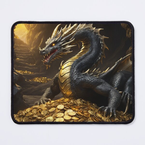 Item preview, Dragon Hoard - Golden Treasure Art designed and sold by CrippiCrippi.