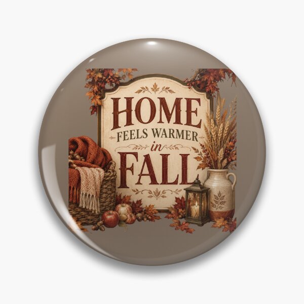 Item preview, Home Feels Warmer in Fall – Cozy Autumn Home Decor Design designed and sold by astersgraphics.