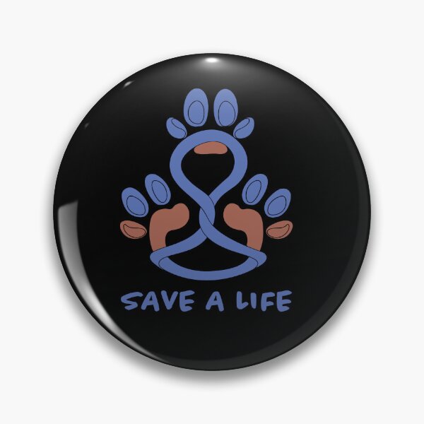 Item preview, Save A Life – Paw Heart Infinity | Animal Rescue Design designed and sold by zoliartdesign.
