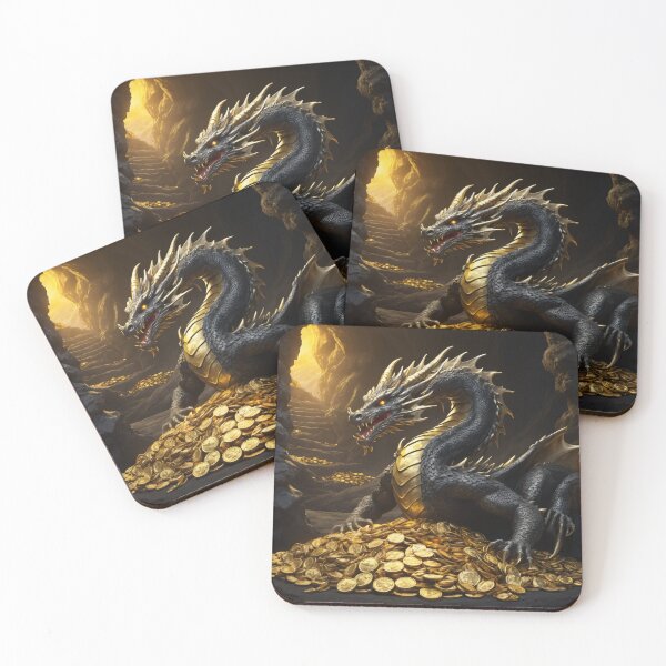 Item preview, Dragon Hoard - Golden Treasure Art designed and sold by CrippiCrippi.
