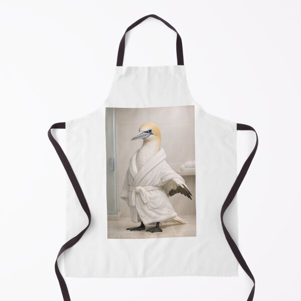 Item preview, Cozy Bathrobe Northern Gannet designed and sold by Sillytoe.
