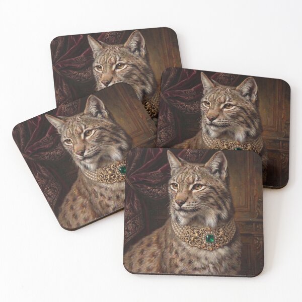 Artikelvorschau, Vintage Lynx Smaragdperlenkette entworfen und verkauft von The Real Beast Art.