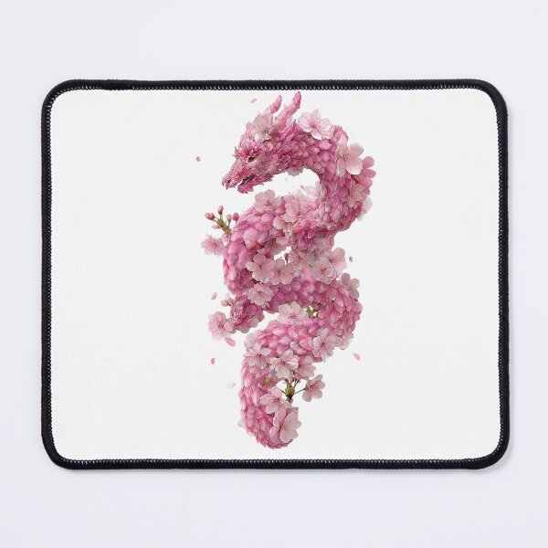 Item preview, Blooming Cherry Blossom Floral Dragon designed and sold by LC&LCPlatform.