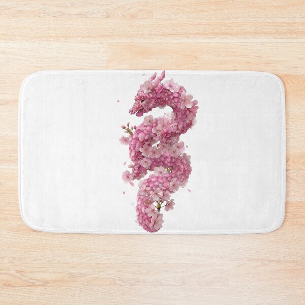 Item preview, Blooming Cherry Blossom Floral Dragon  designed and sold by LC&LCPlatform.