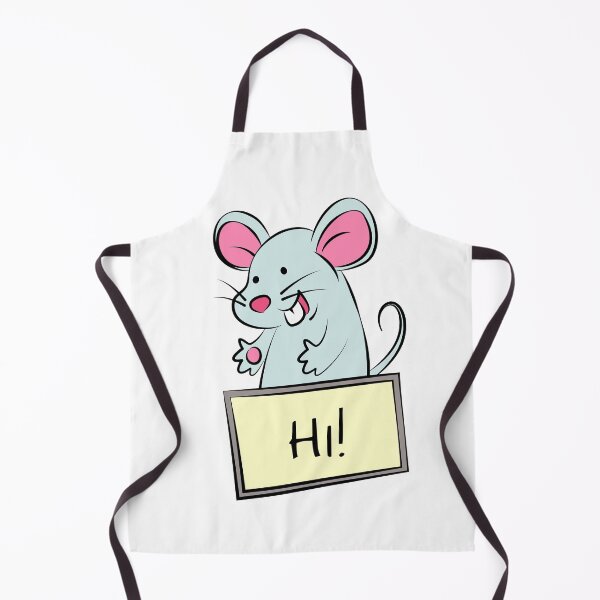 Item preview, Cute Cartoon Mouse with Hi Sign designed and sold by Ekaterina Biserova.