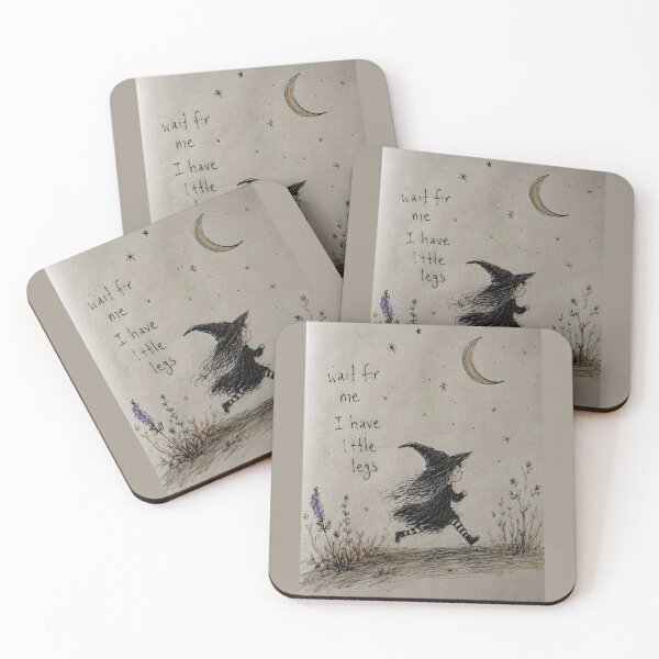 Item preview, Wait for Me I Have Little Legs – Whimsical Little Witch designed and sold by GraveyardGlam.