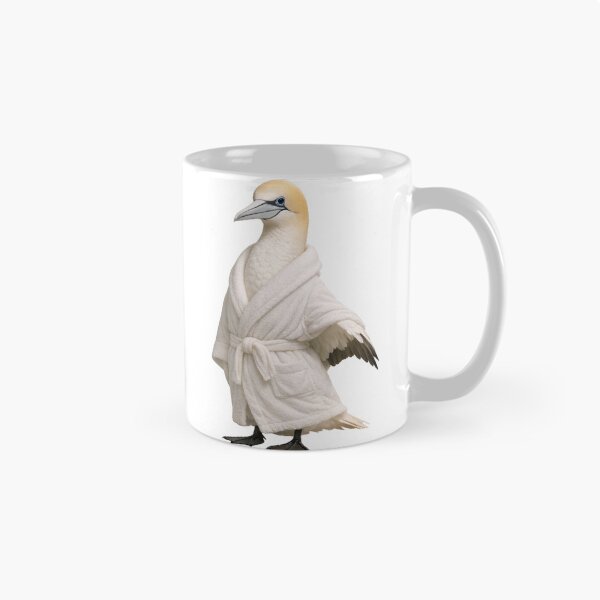 Item preview, Relaxing Bathrobe Northern Gannet designed and sold by Sillytoe.