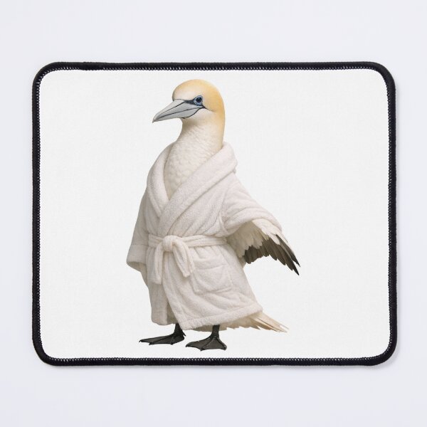 Item preview, Relaxing Bathrobe Northern Gannet designed and sold by Sillytoe.