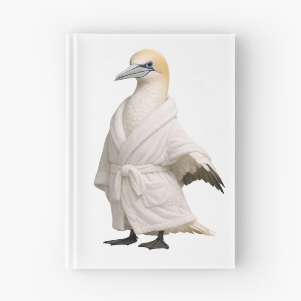 Item preview, Relaxing Bathrobe Northern Gannet designed and sold by Sillytoe.