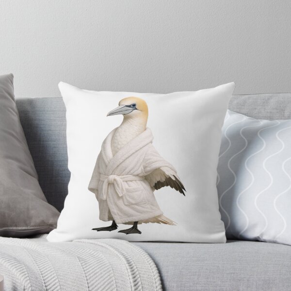 Item preview, Relaxing Bathrobe Northern Gannet designed and sold by Sillytoe.