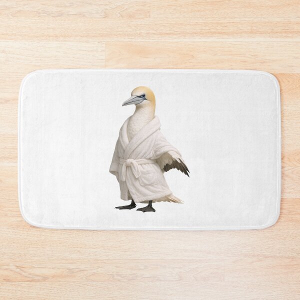 Item preview, Relaxing Bathrobe Northern Gannet designed and sold by Sillytoe.