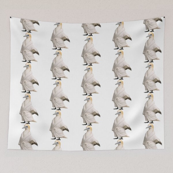 Item preview, Relaxing Bathrobe Northern Gannet designed and sold by Sillytoe.