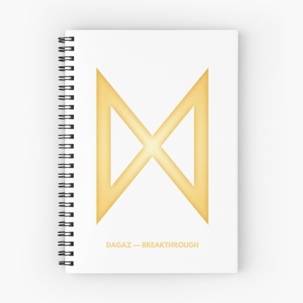 Item preview, Cyber Dagaz Rune Norse Breakthrough Symbol designed and sold by CalmFrameArt.