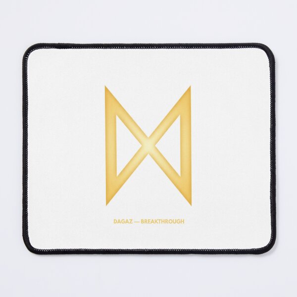 Item preview, Cyber Dagaz Rune Norse Breakthrough Symbol designed and sold by CalmFrameArt.