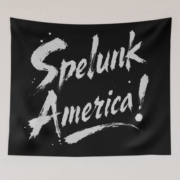 Item preview, Spelunk America – Bold Cave Explorer Brush Lettering designed and sold by The-Drip-Studio.