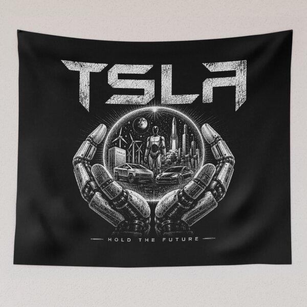 Item preview, TSLA Bull – Stock Market Investor Design designed and sold by TEEJAMBOREE.