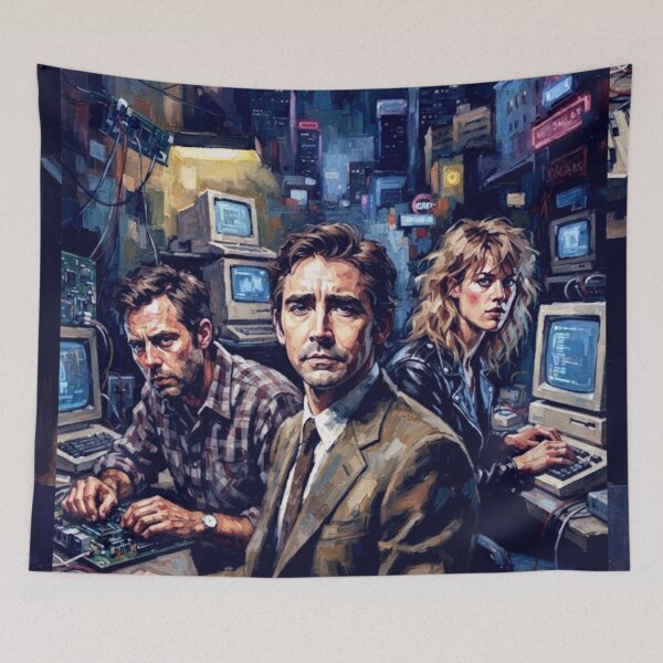 Item preview, Halt and Catch Fire Fine Art Tribute designed and sold by Art's Diner.