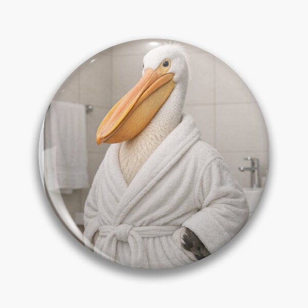Item preview, Cozy Bathrobe Pelican designed and sold by Sillytoe.