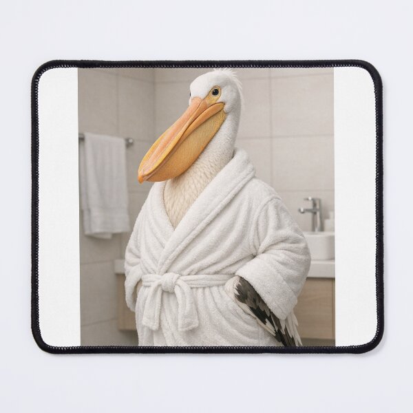 Item preview, Cozy Bathrobe Pelican designed and sold by Sillytoe.