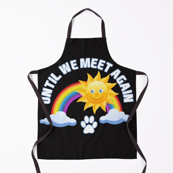 Item preview, Until We Meet Again Rainbow Paw Sunshine Pet Memorial Design designed and sold by Pa7wsVerse.