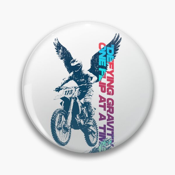 Item preview, Acrobatic motocross jump with wings spread #3 designed and sold by UrbanTRIP.