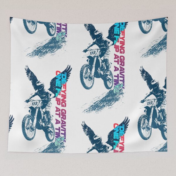 Item preview, Acrobatic motocross jump with wings spread #3 designed and sold by UrbanTRIP.