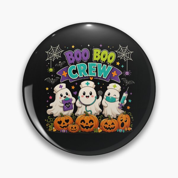 Item preview, Boo Boo Crew Halloween Pumpkin designed and sold by Rezzonposter.