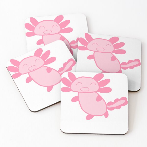 Item preview, Cute Smiling Axolotl  designed and sold by urnit.