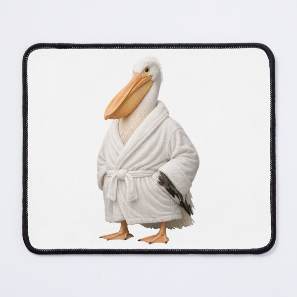 Item preview, Relaxing Bathrobe Pelican designed and sold by Sillytoe.