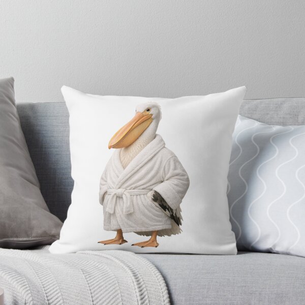 Item preview, Relaxing Bathrobe Pelican designed and sold by Sillytoe.