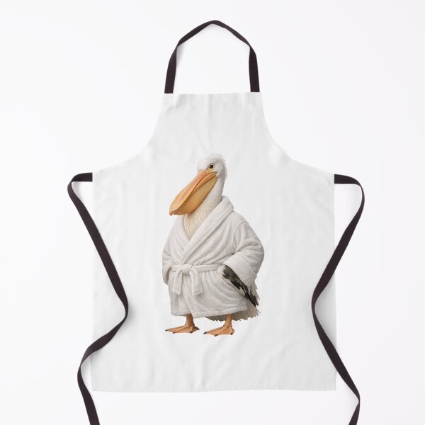 Item preview, Relaxing Bathrobe Pelican designed and sold by Sillytoe.