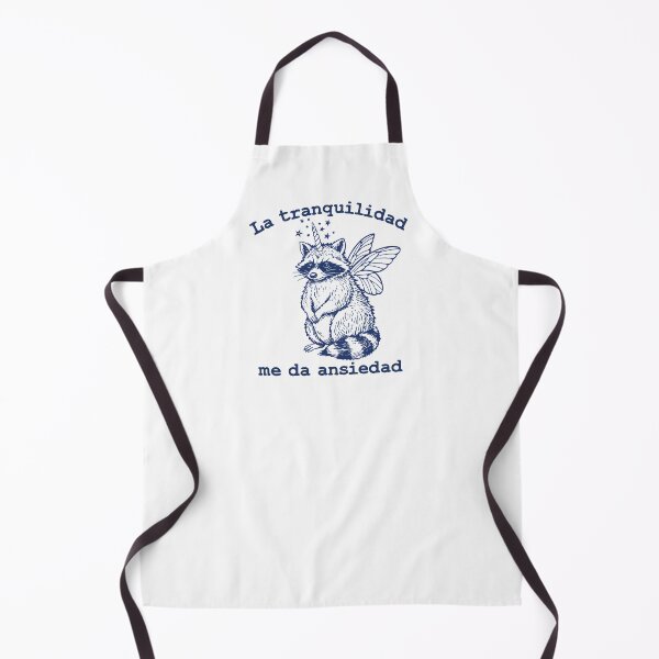 Item preview, La tranquilidad me da ansiedad mapache divertido, frase en español designed and sold by aponwao.