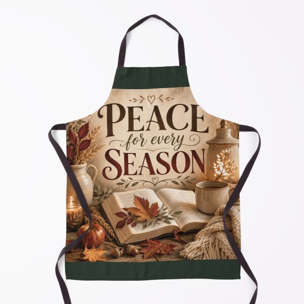Item preview, Peace for Every Season – Christian Autumn Faith Design designed and sold by astersgraphics.