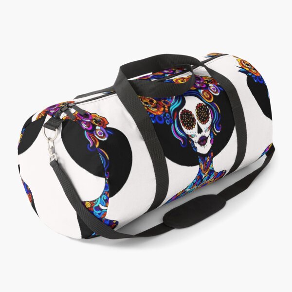 Item preview, Catrina Colorful Sugar Skull Illustration designed and sold by  Ojo de Lilith.