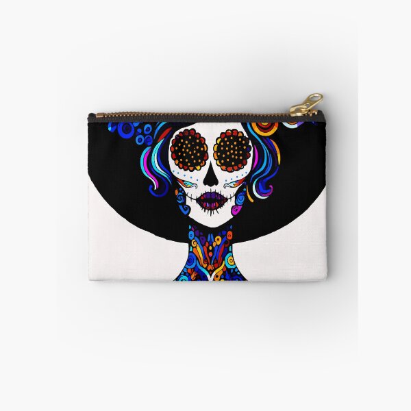 Item preview, Catrina Colorful Sugar Skull Illustration designed and sold by  Ojo de Lilith.