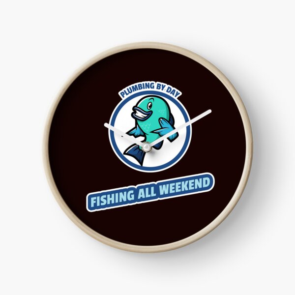Item preview, PLUMBING BY DAY FISHING ALL WEEKEND designed and sold by JamiesLocker.