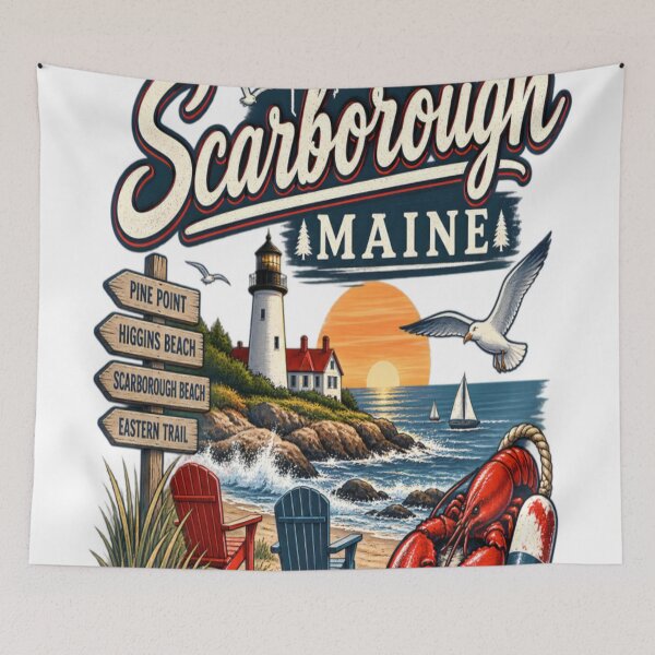 Item preview, Scarborough Maine designed and sold by CatLovers Studio.