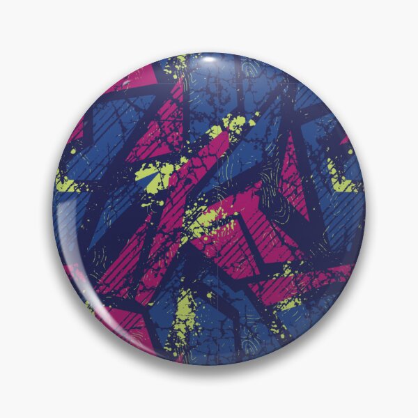 Item preview, Cyberpunk Lime and Magenta Grunge Abstract Student Pattern designed and sold by ImStickerHappy.