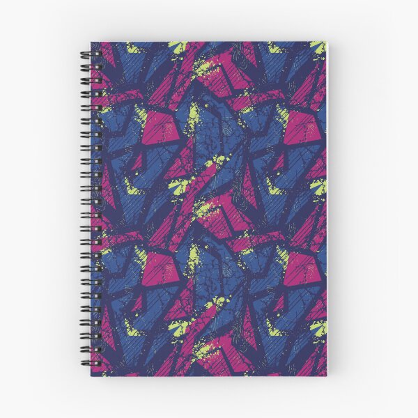 Item preview, Cyberpunk Lime and Magenta Grunge Abstract Student Pattern designed and sold by ImStickerHappy.