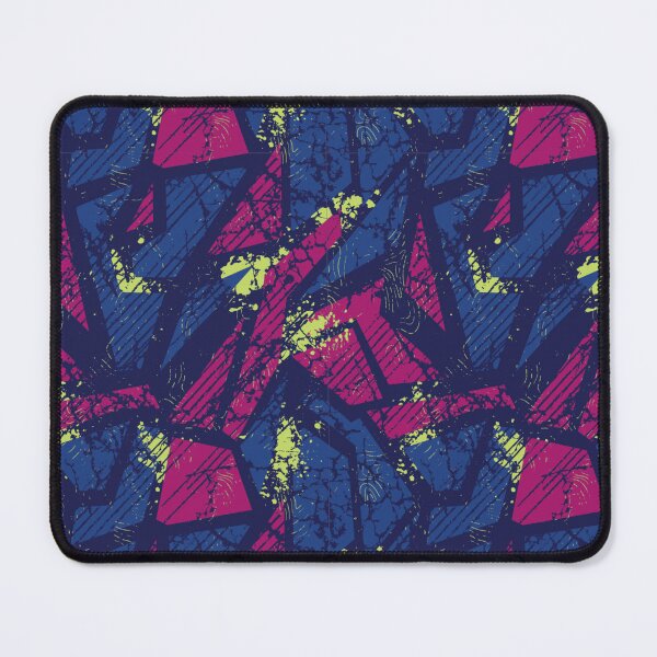 Item preview, Cyberpunk Lime and Magenta Grunge Abstract Student Pattern designed and sold by ImStickerHappy.