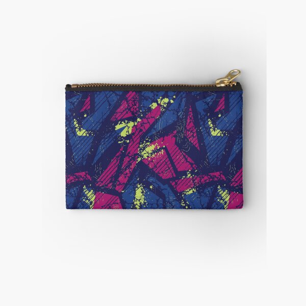 Item preview, Cyberpunk Lime and Magenta Grunge Abstract Student Pattern designed and sold by ImStickerHappy.