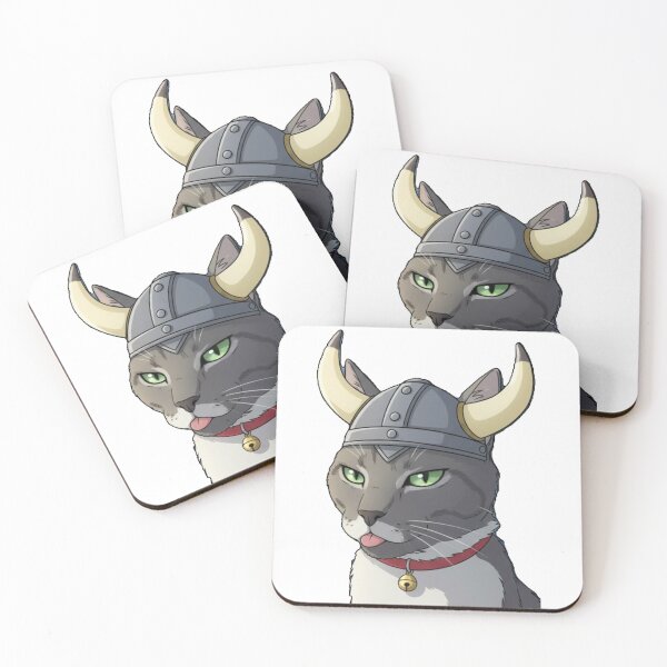 Item preview, Viking Meow:  Feline Raider Blep designed and sold by Dragon Tempest Productions.