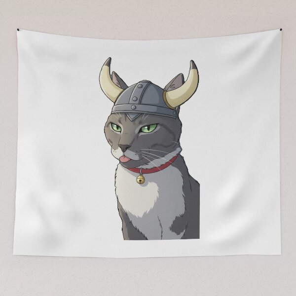 Item preview, Viking Meow:  Feline Raider Blep designed and sold by Dragon Tempest Productions.