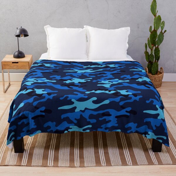 Item preview, Blue Camouflage Pattern designed and sold by The Design Deck.