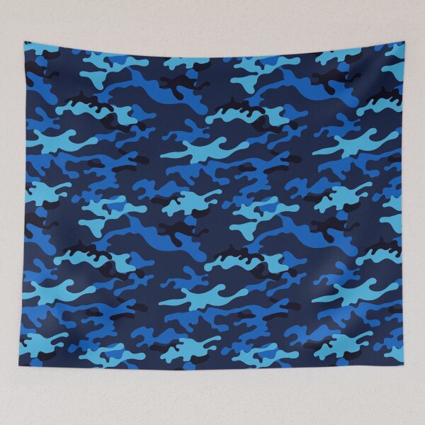 Item preview, Blue Camouflage Pattern  designed and sold by The Design Deck.