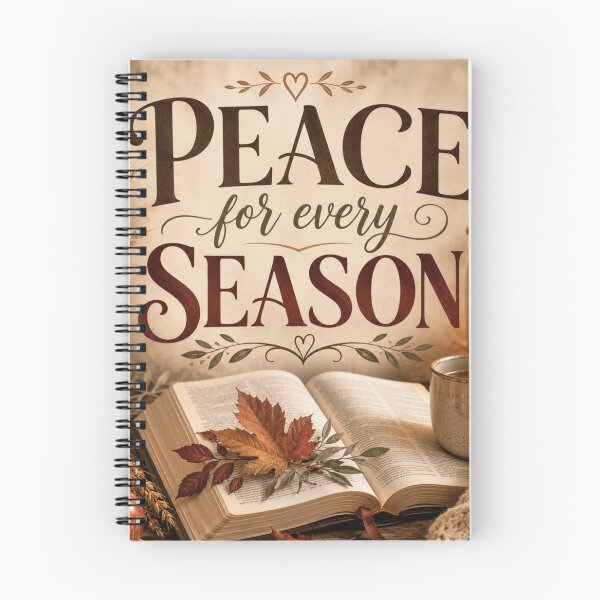 Item preview, Peace for Every Season – Christian Autumn Faith Design designed and sold by astersgraphics.