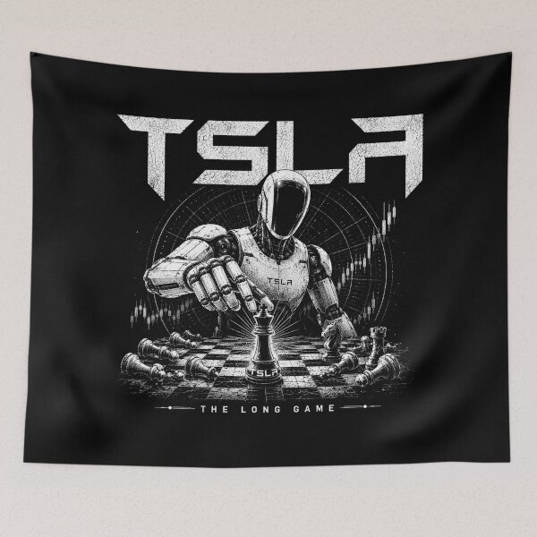 Item preview, TSLA Bull – Stock Market Investor Design designed and sold by TEEJAMBOREE.